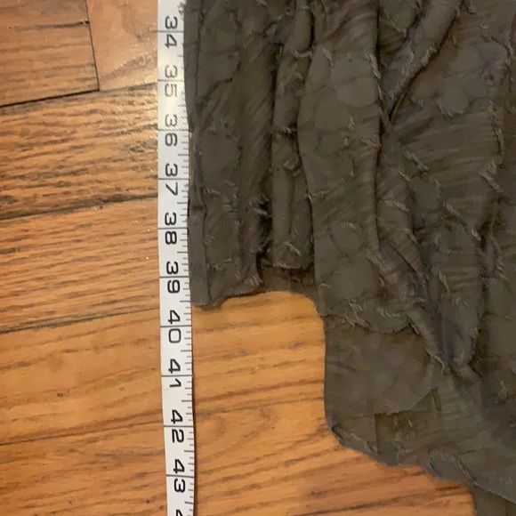 Free People beach fairy army green dress tie waist - Picture 8 of 8